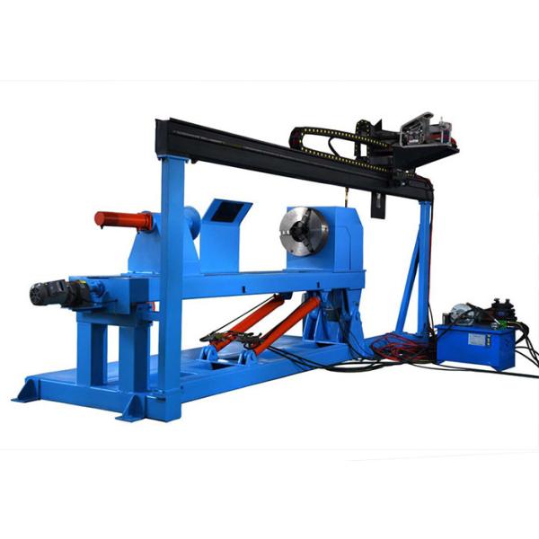 Quality 0.6MPa 500mm Hydraulic Cylinder Cap Automatic Welding Machine wholesale
