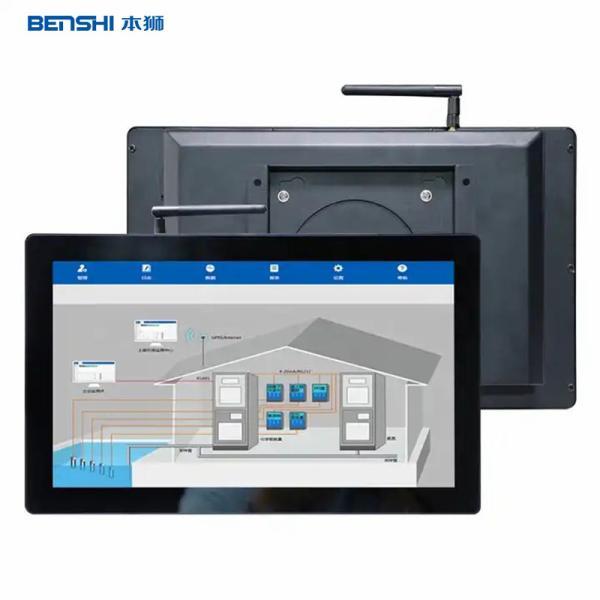 Quality 15 17 19 Inch Embedded All In One Industrial PC Panel Open Frame Fanless wholesale