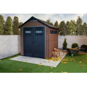 Cheap Plywood Anti - Termite Brown Wood Cladding House With Color Steel Tile for sale