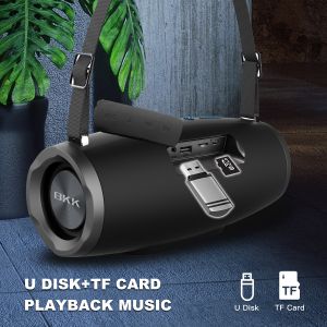 Customized 10W Portable Bluetooth Speaker Battery Powered With RGB Lights