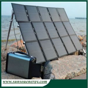 150w foldable solar panel charger, solar panel kits portable with high Eff. for