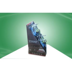 Black Custom Cardboard Countertop Displays Fulfillment With Gloves Before