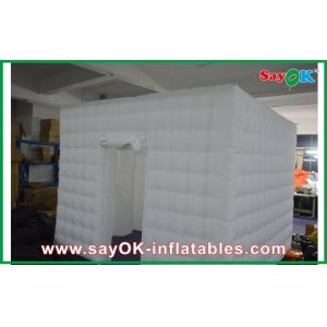 Cheap Inflatable Photo Booth Hire Attractive Inflatable Photo Booth Led Light With One Door Logo Printing for sale