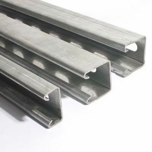 China Lightweight Anodized Silver Metal Slotted Channel 1-3mm Aluminum C Shaped Steel Channel on sale