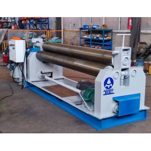 Full Automatic Eletric Three Roller Bending Machine Metal Plate 10x2500mm