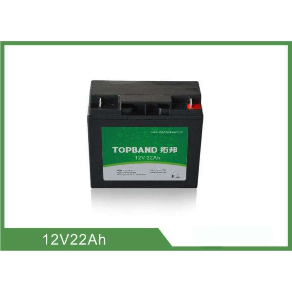 12V 22ah Smart Lithium Iron Phosphate Battery For Golf Trolly , Bluetooth