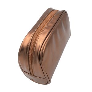 ISO9001 Certificate PU Leather Cosmetic Makeup Bag