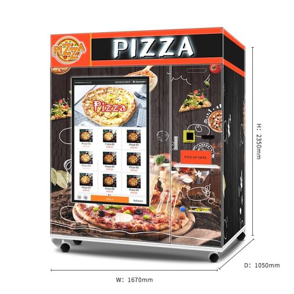 Quality Automated SDK Pizza Vending Machine Metal Plate Construction 4000W Power wholesale