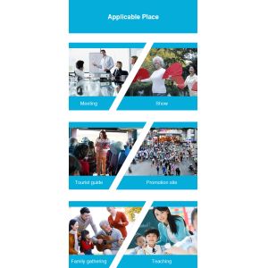 Remote Control Portable Wireless Bluetooth Speaker with UHF Wireless Megaphone