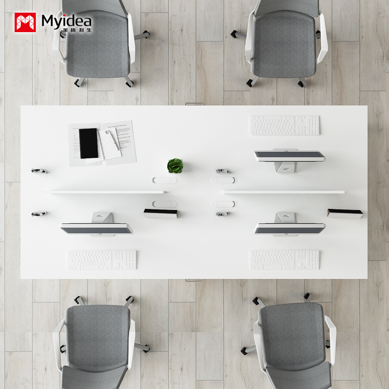 customization single&tow-person workstation office desk with screen style for