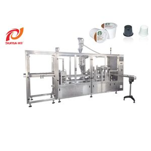 0.8MPa Four Lanes Yoghurt K Cup Filling And Sealing Machine