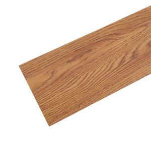China 1.5mm Thickness 152.4*914.4mm Size Wear-Resistant Self Adhesive Furniture Film Wood Grain Vinyl Flooring for Home Office on sale