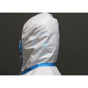 Covid 19 En14126 Breathable Disposable Coveralls Biosecurity Clothes M-4xl