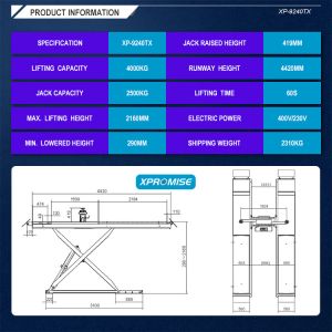Super Quality Scissor Car Lift with Wheel Alignment