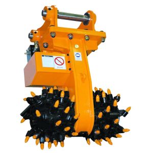 42CrMo Excavator Rotary Drum Cutter 360 Degree Drum Cutters