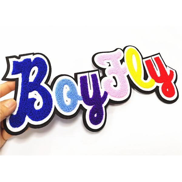 Quality Sew On High School Letterman Jacket Patches Soft Hand Feeling wholesale