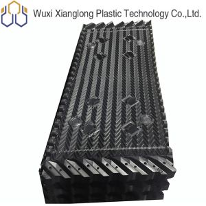 Hot Water Distribution Cooling Tower Infill Material Cross Flow Media PVC Drift