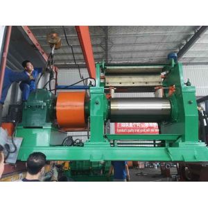 Rubber Mixing Mill With CE Certificate / Automatic Rubber Two Roll Mixing Mill