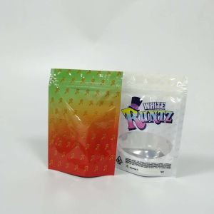 Stand Up k Gummy Bear Grip Seal Bags Cookie Runtz Gruntz Weeds Packaging
