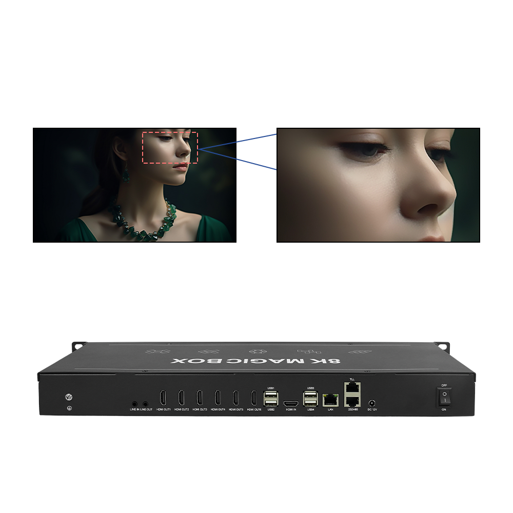 Cheap 2 Video Wall Controller featuring 1xHDMI 2.0 Input Interface and PC Host Computer Control Method for sale