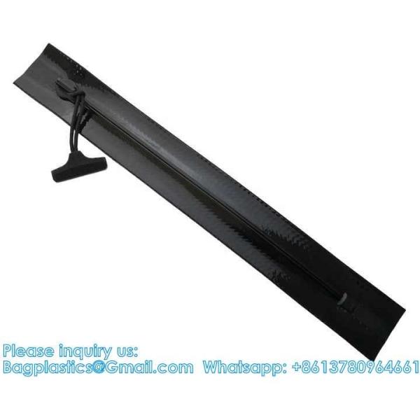 #5 Shiny Black TPU Airtight Zipper Waterproof Zippers Weldable for Inflatable