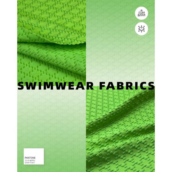 Quality Textured Swim Fabric High-Performance Material for Comfortable and Stylish Swimwear wholesale
