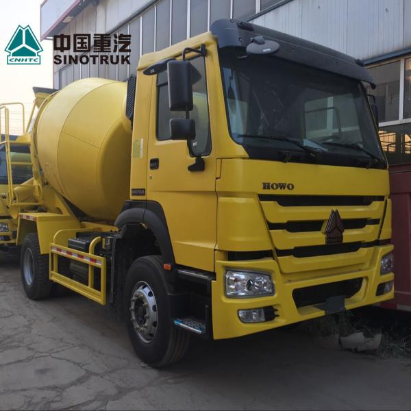 Quality Yellow Concrete Construction Equipment 6x4 8m3 Concrete Mixer Truck With Pump Self - Loading wholesale