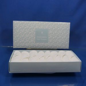 In Tray Soft Disposable White Terry Towel