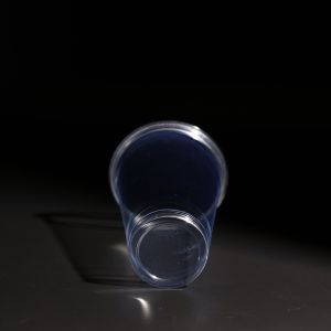 Clear Stackable Plastic PET Cups with Lids for Cold Coffee