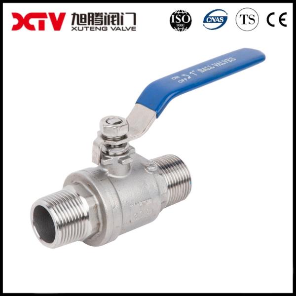Gas Media 2PC Stainless Steel External Thread Ball Valve 20.00cm * 10.00cm * 8