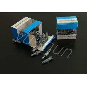 Cheap Wall Plastic Plug Anchor Expand Nails With Screw 5mm for sale