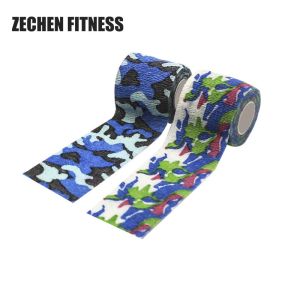 Self Elastic Adhesive Bandage Adhering Tape Wrap Red Blue