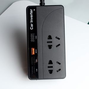 150 Watt Car Inverter Car Charger With 3 In 1 Retractable Usb Cable Car Battery