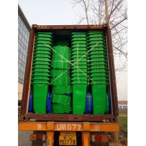 Cheapest 240L Rubbish Bin Garbage Bin Waste Kitchen Trash Can Bulk Rolling Cover