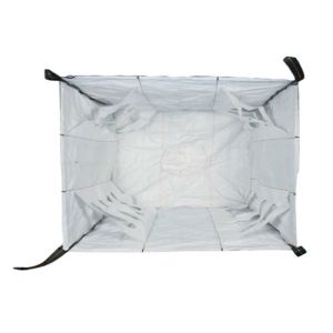 4 Loops Full Open Top One Ton Bulk Bags , PP Fabric Bulk Packaging Bags