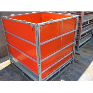 Galvanised IBC Intermediate Bulk Container Foldable Pallet Container With Coated