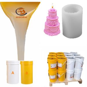 High Elongation Translucent Platinum Cure Silicone Rubber For Making Candle