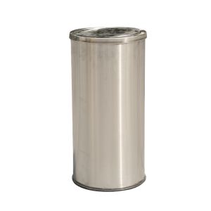 Cheap Spot Manufacturers Supply Stainless Steel Single Bucket Clamshell Type Large 30 Liters Hotel Lobby Available Garbage Can for sale