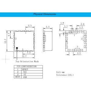 Standard Package INNOTION YSGM4634665B 6dBm Integrated Circuits IC Chip Coaxial