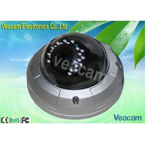 4 - 9mm Manual Zoom Lens LED Vandal Proof Dome Camera With 3-Axis Bracket Built