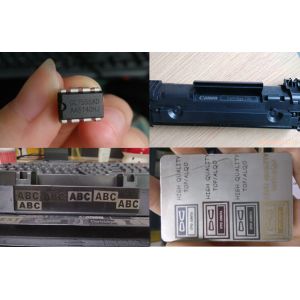 Electronic Components Fiber Laser Engraving Machine For Circuit Board /