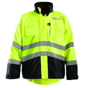 100% Polyester 2 In 1 Security Green Hi Vis Vest 8 Pockets 60*40*34cm