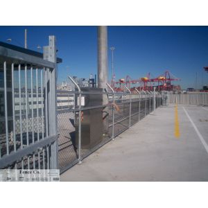 Vinyl coated cyclone fence ,chain wire fence