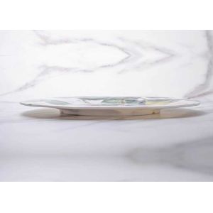 FDA Certificate European Style Flat Colorful Melamine Plates