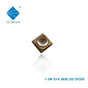 Quartz Glass Lens 3W 3838 High Intensity Smd UVA Led Chip High Power