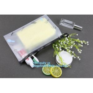 Matte Clear Soft Plastic Clothes Storage Bag Zip lock Slider Seal Reclosable