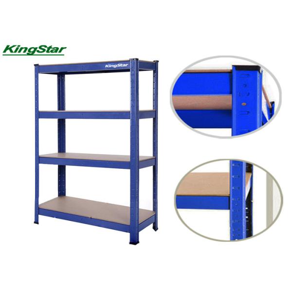 Cramped Edge Upright Boltless Shelving System 175 Kg Capacity For Supermarket
