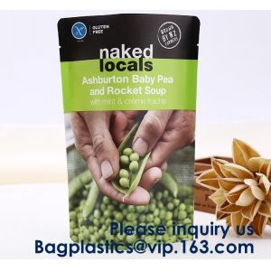 Salad Snack Powder Wheat Flour Stand Up Pouch Soup Spice Packaging Bag With