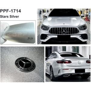 Cheap Stars Silver Self-Healing Color Paint Protection Film Aliphatic TPU Protective Film 1.52X16m for sale