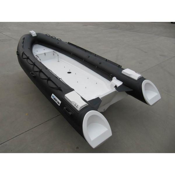 480Cm Long Frp Rigid Inflatable Rib Boat , 8 Person Inflatable Boat With Locker